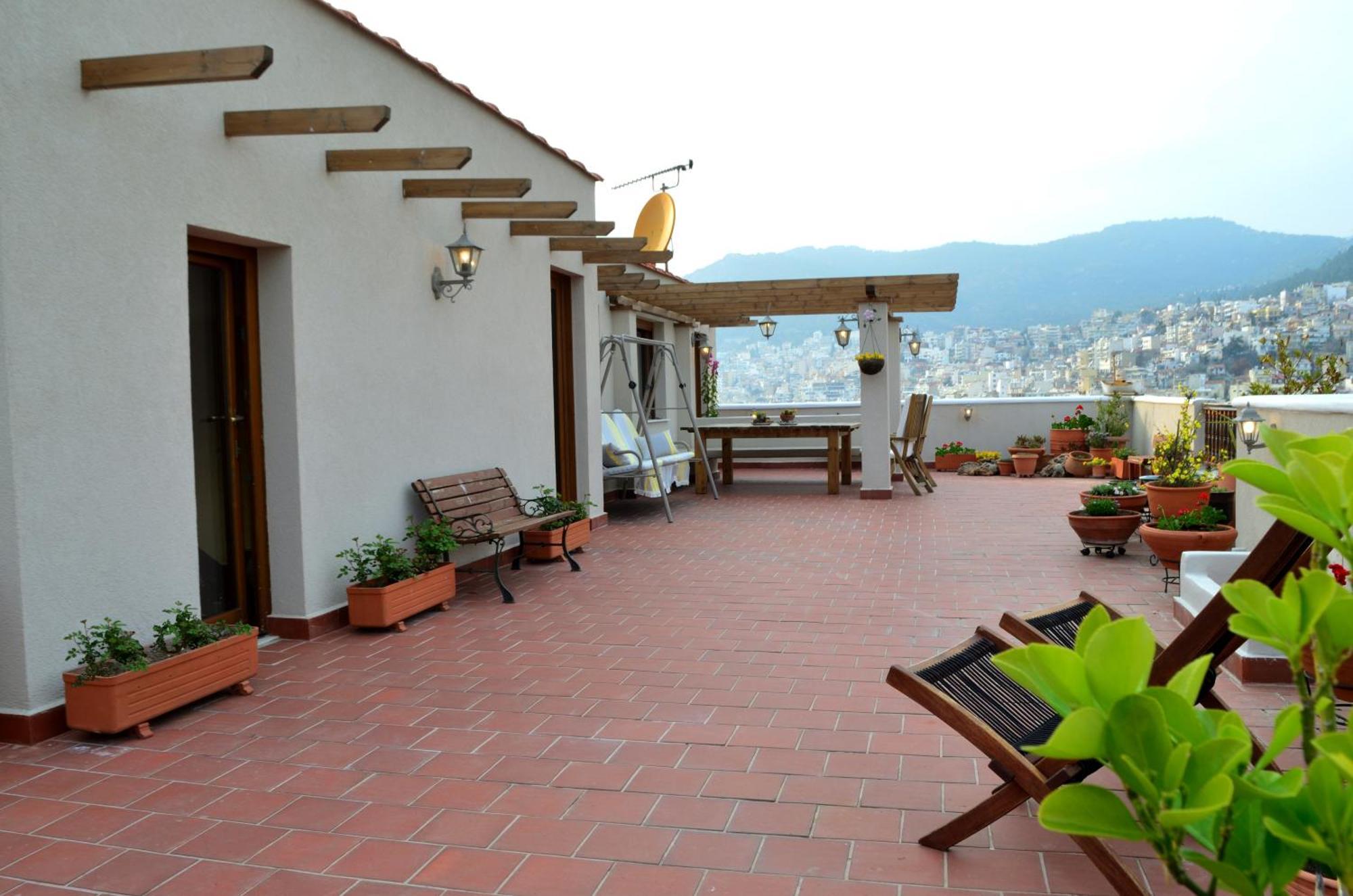 Old-Town Roof-Garden Suite Cavala Exterior foto